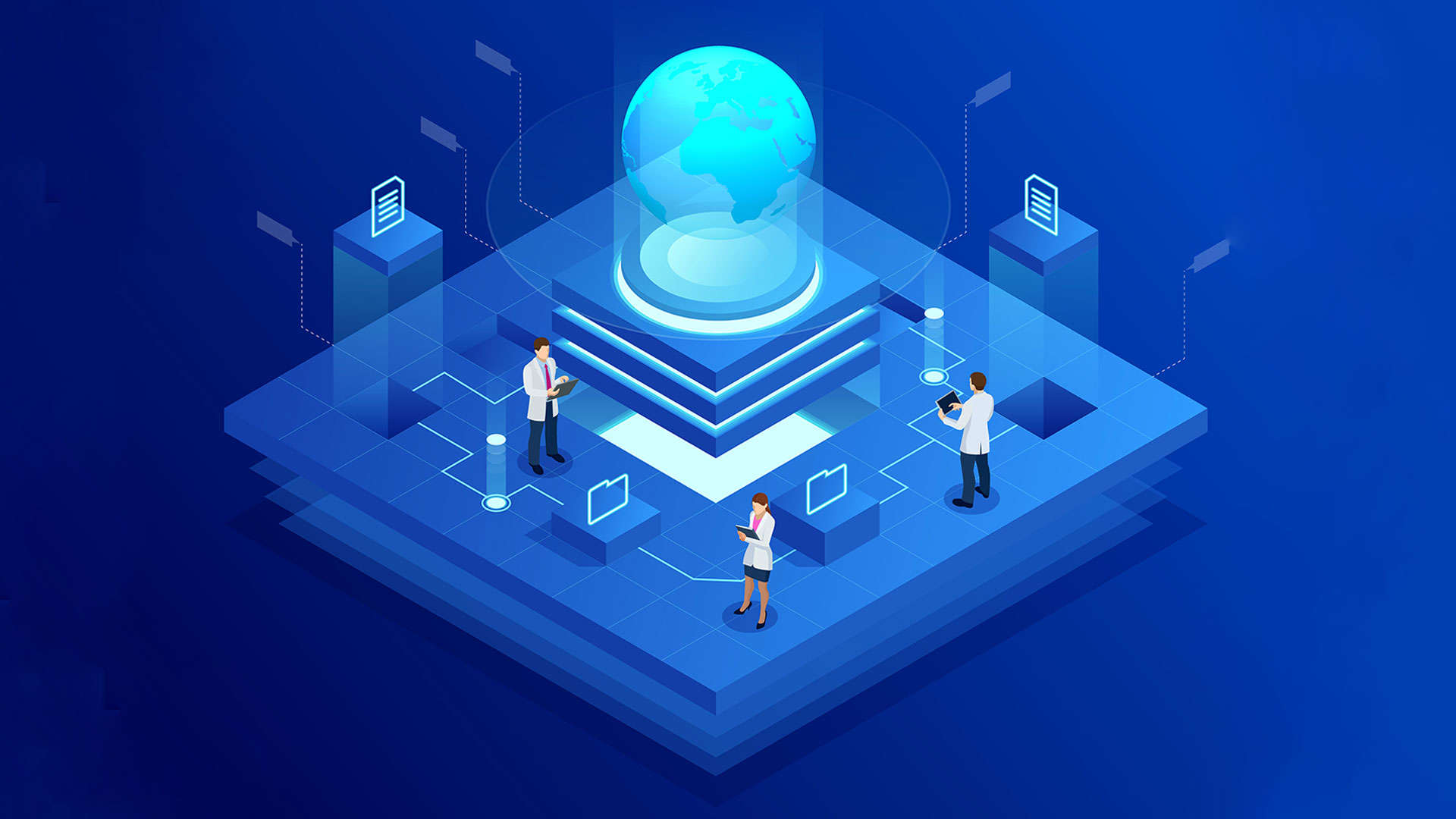 Image represents the data mapping between source and target, which is a major step in data integration.